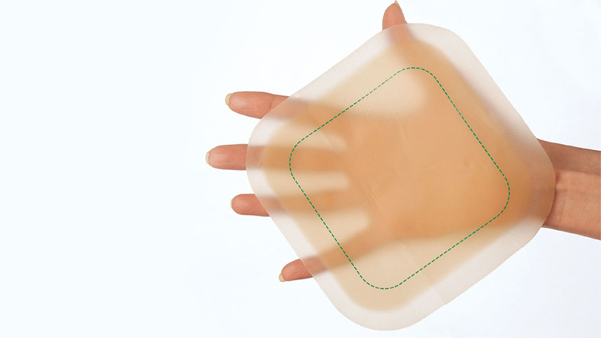 eine Hand, die ein Blatt hält