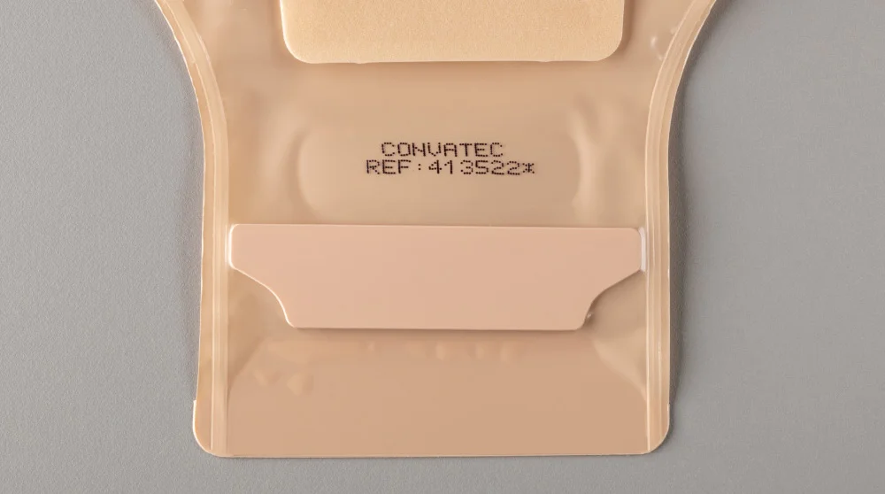 et nærbilde av en tømbar pose