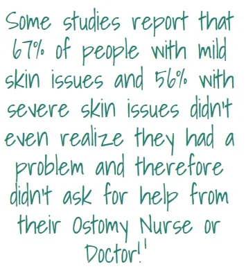 Un texto superpuesto que dice: "Algunos estudios: 67% leves, 56% graves problemas de la piel, inconscientes. No busqué ayuda de un médico".