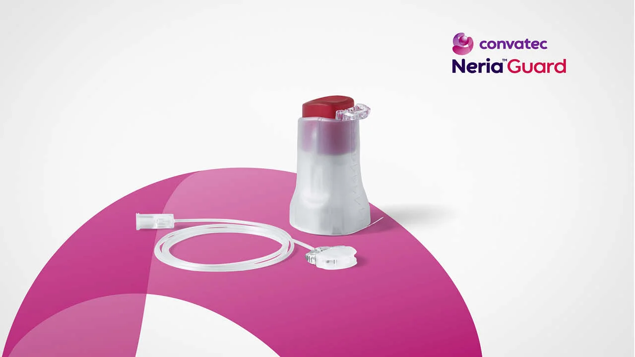 Die Abbildung zeigt das Neria™ Guard Infusionsset.